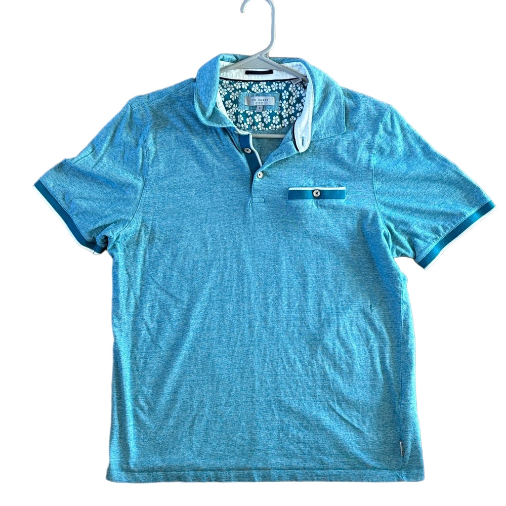 Ted Baker Blue Polo Size Medium or Size 5